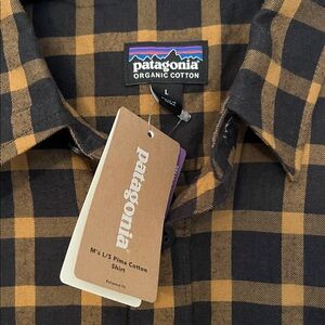 NWT Patagonia Organic Pima Cotton Flannel Long Sleeve Shirt